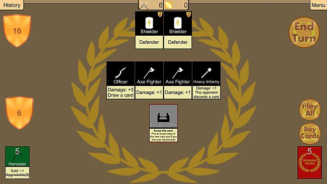 Roman Wars: Deck Building Game