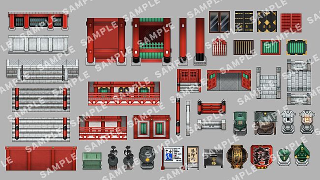 RPG Maker MV - SERIALGAMES Japan travel spots Asakusa set