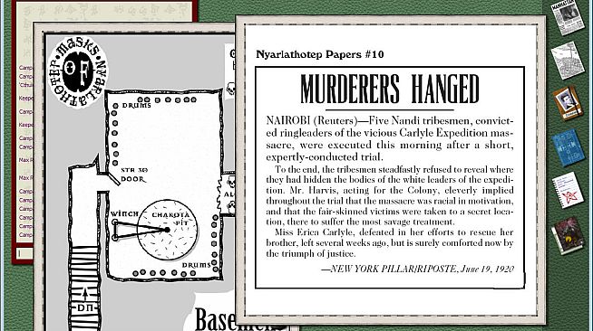 Fantasy Grounds - Call of Cthulhu: Masks of Nyarlathotep