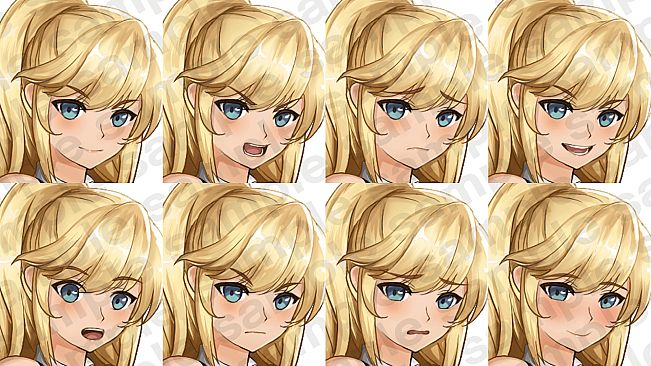 RPG Maker Unite Default Character Facial Expression Assets1