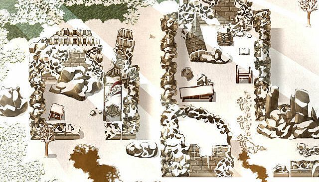 RPG Maker MZ - KR Snow Castle Tileset