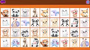 Cute Animals Memory Card Game