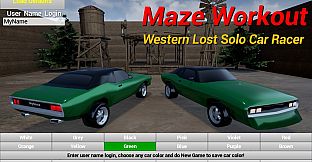 Maze Workout - Western Lost Solo Car Racer