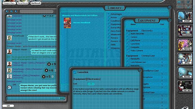 Fantasy Grounds - Mutants & Masterminds Ruleset