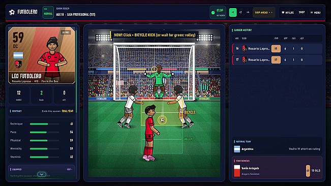 Futbolero: Football Career Simulator