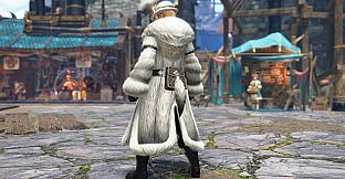 Monster Hunter Rise - "Fluffy Fur Gloves" Hunter layered armor piece