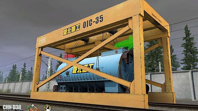 Trainz Plus DLC - China D38 Schnabel Car - Red