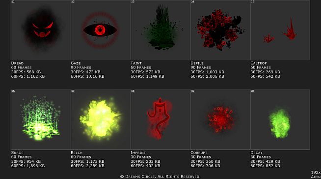 RPG Maker MV - Animations Collection: Cursed Kingdoms