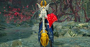 Monster Hunter Rise - "Stuffed Malzeno" Hunter layered weapon (Lance)