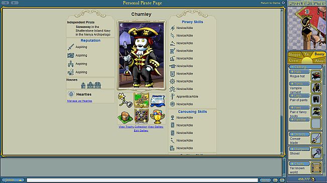 Puzzle Pirates - Shadow Raider pack