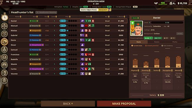 Private Military Manager: Prologue