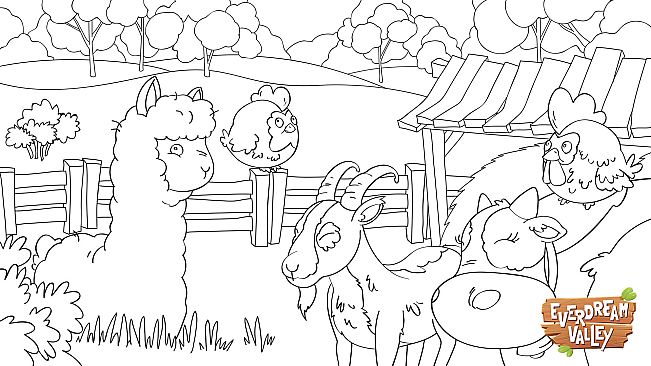 Everdream Valley - Coloring Pages