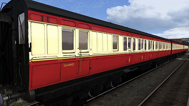 TS Marketplace: Caledonian Railway 65ft Grampian BR Crimson & Cream Coach Pack Add-On