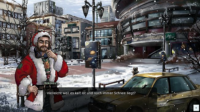 Shopping in a Winter Zombieland