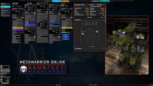 MechWarrior Online - Gauntlet Mech pack