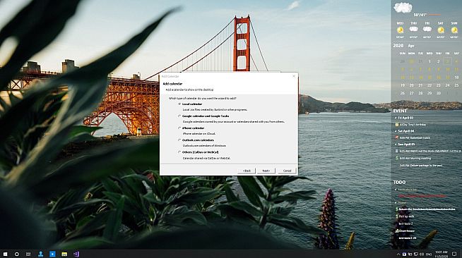 SyncGo Desktop Calendar