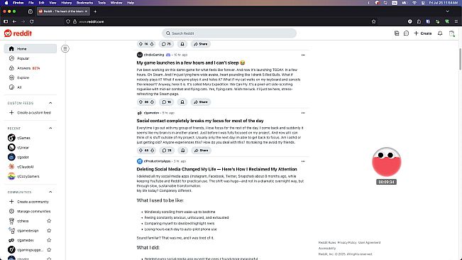Poua! – Your Pomodoro Buddy & Minimal Desktop Timer