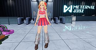 "Cheerleader" Costume in 2 Color Varieties