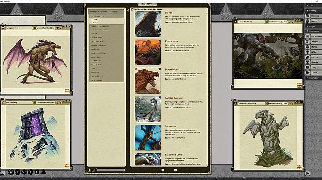 Fantasy Grounds - Pathfinder RPG - Campaign Setting: Mystery Monsters Revisited