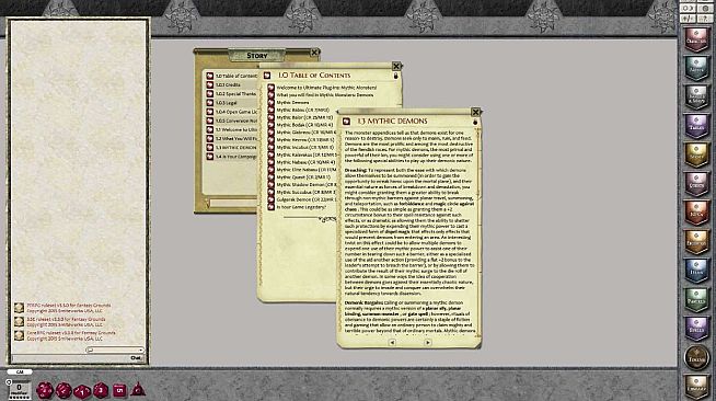 Fantasy Grounds - Mythic Monsters: Demons (PFRPG)