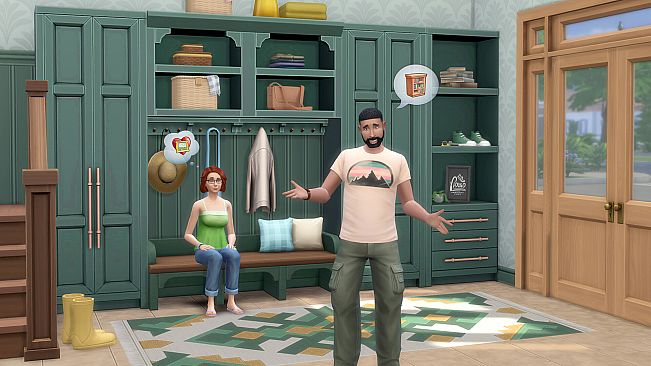 The Sims 4 Grange Mudroom Kit