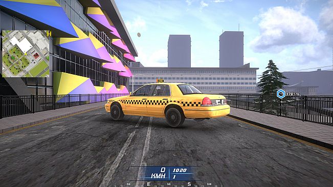 Taxi Simulator in City