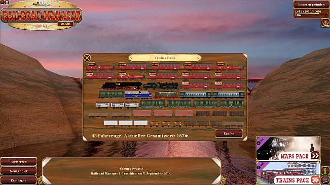 Railroad Manager - Trains Pack