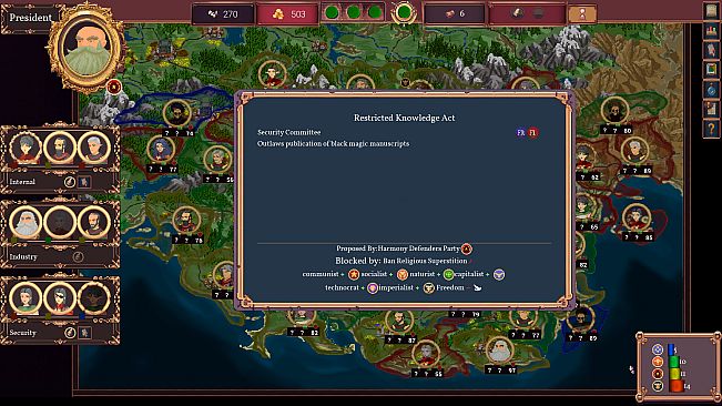 Fantasy Senate Simulator