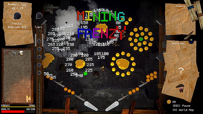 DWARRF: A Pinball Roguelike