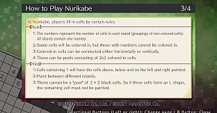 Puzzle by Nikoli W Nurikabe