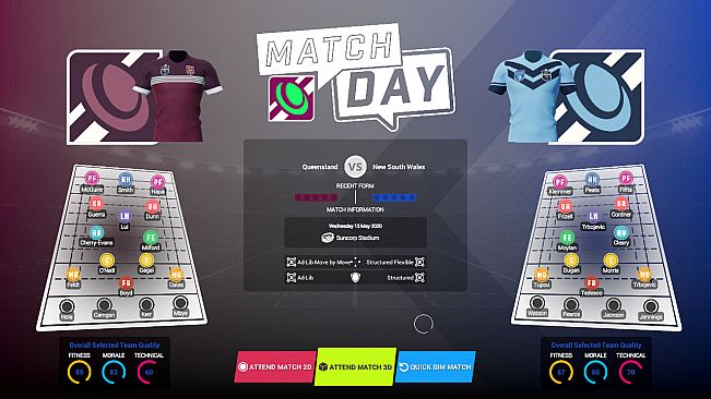 Rugby League Team Manager 3 DLC "Representative & International Teams & Competitions"