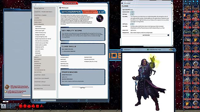 Fantasy Grounds - Starfinder Character Operations Manual