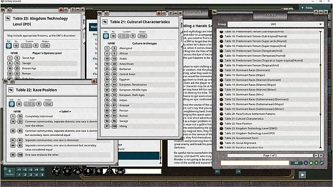 Fantasy Grounds - D&D Classics: World Builder's Guidebook (2E)
