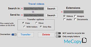 MeCopy - Keep your PC tidy