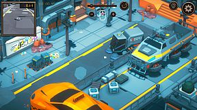 Hidden SciFi City Top-Down 3D