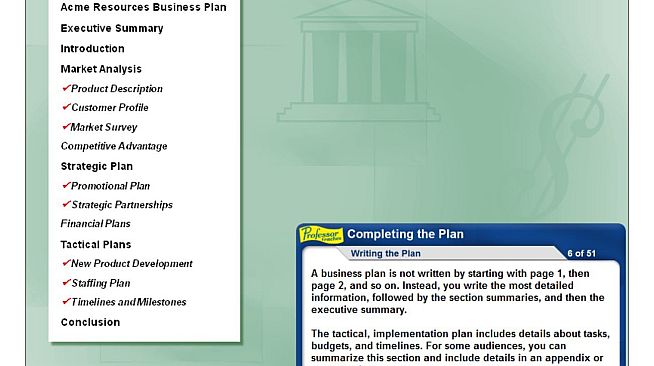 Professor Teaches Business Planning