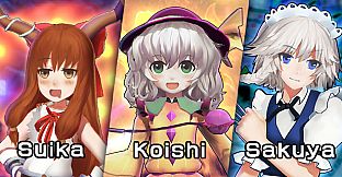 The Disappearing of Gensokyo: Sakuya, Koishi, Suika Character Pack