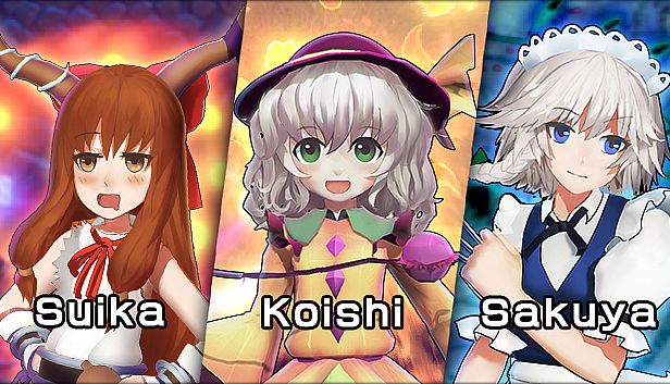The Disappearing of Gensokyo: Sakuya, Koishi, Suika Character Pack