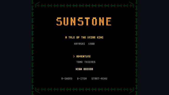 SUNSTONE: A Tale of the Briar King