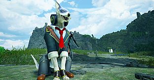 Monster Hunter Rise - "C Academic" Palamute layered armor set