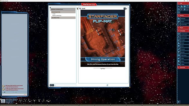 Fantasy Grounds - Starfinder RPG - Starfinder Flip-Mat - Mining Operation