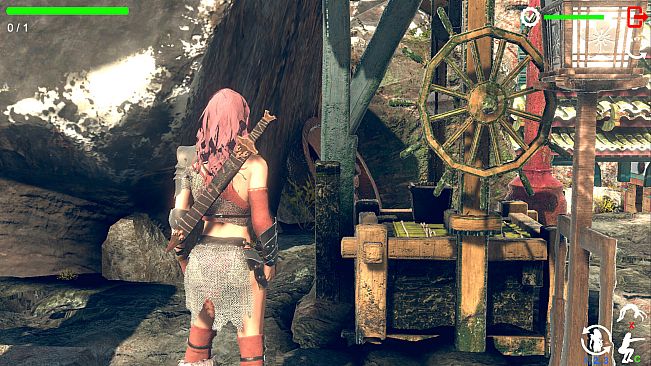 Virtual girl save virtual boy