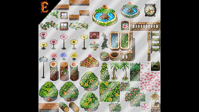 RPG Maker MV - Emberatix Floral Theme Tileset