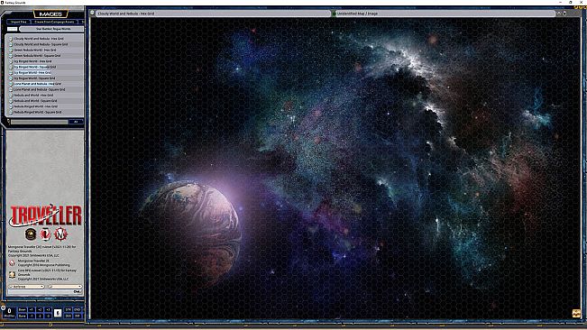 Fantasy Grounds - Star Battles: Rogue Worlds Space Map Pack