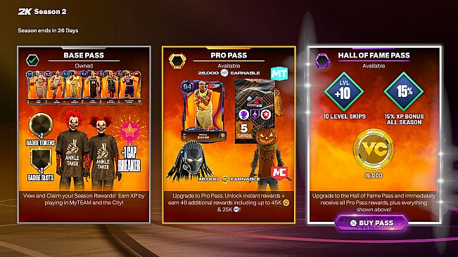 NBA 2K27 Pro Pass: Season 2
