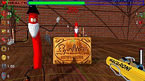 Die, zombie sausage, die!