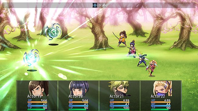 RPG Maker MZ - Animation Battler Material Collection Samurai and Ninja Set