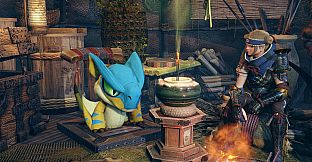 Monster Hunter Rise - "Stuffed Tigrex" Hunter layered weapon (Hunting Horn)