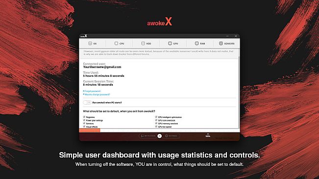 awokeX - PC performance booster