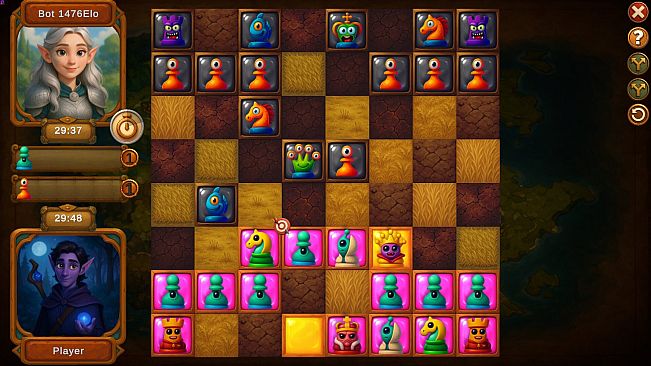 Choc Tactic 4 Chess Master - Witty Alien Gambit